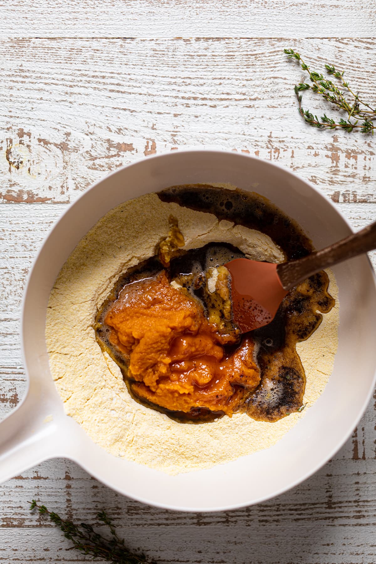 Brown Butter Pumpkin Cornbread 