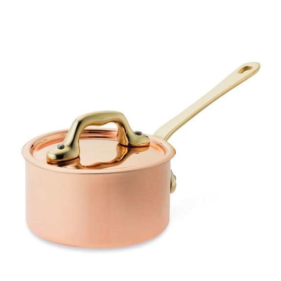 Small rose gold butter warmer