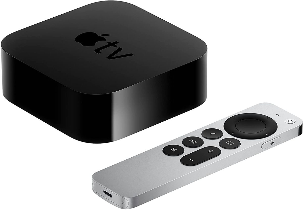 Apple TV remote and device