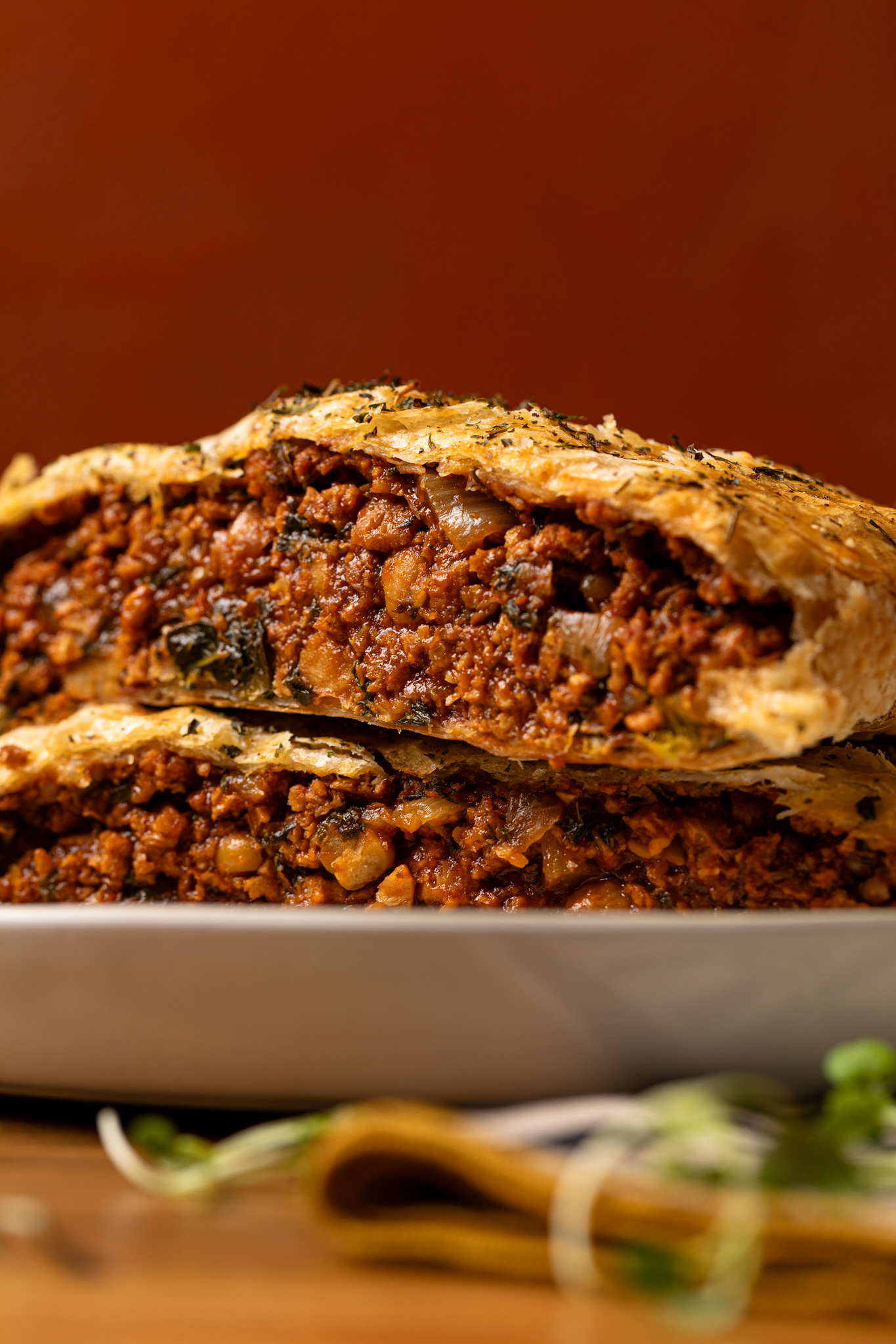 Vegan BBQ Beef Wellington