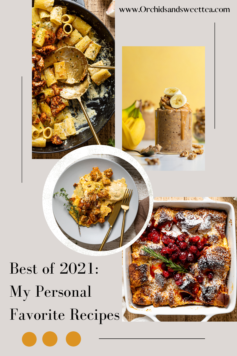 Collage with text - Best of 2021: My Personal Favorite Recipes