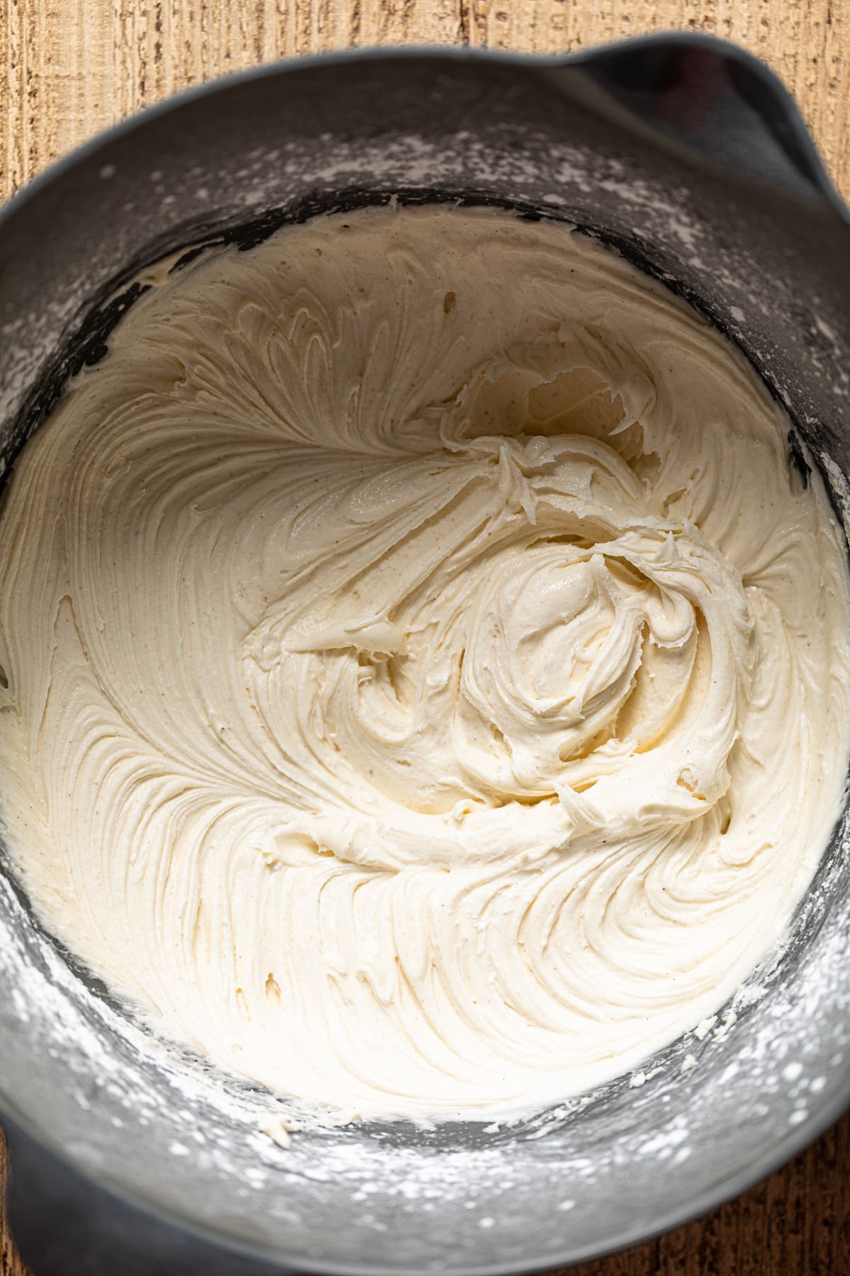 Bowl of Eggnog Frosting