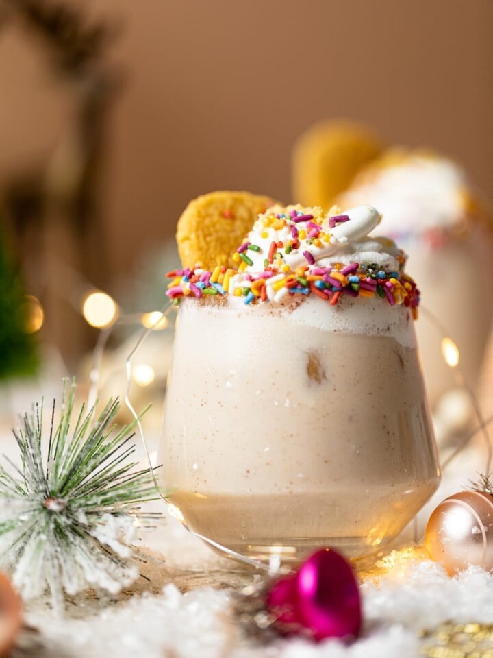 Sugar Cookie Mocktail in a small glass