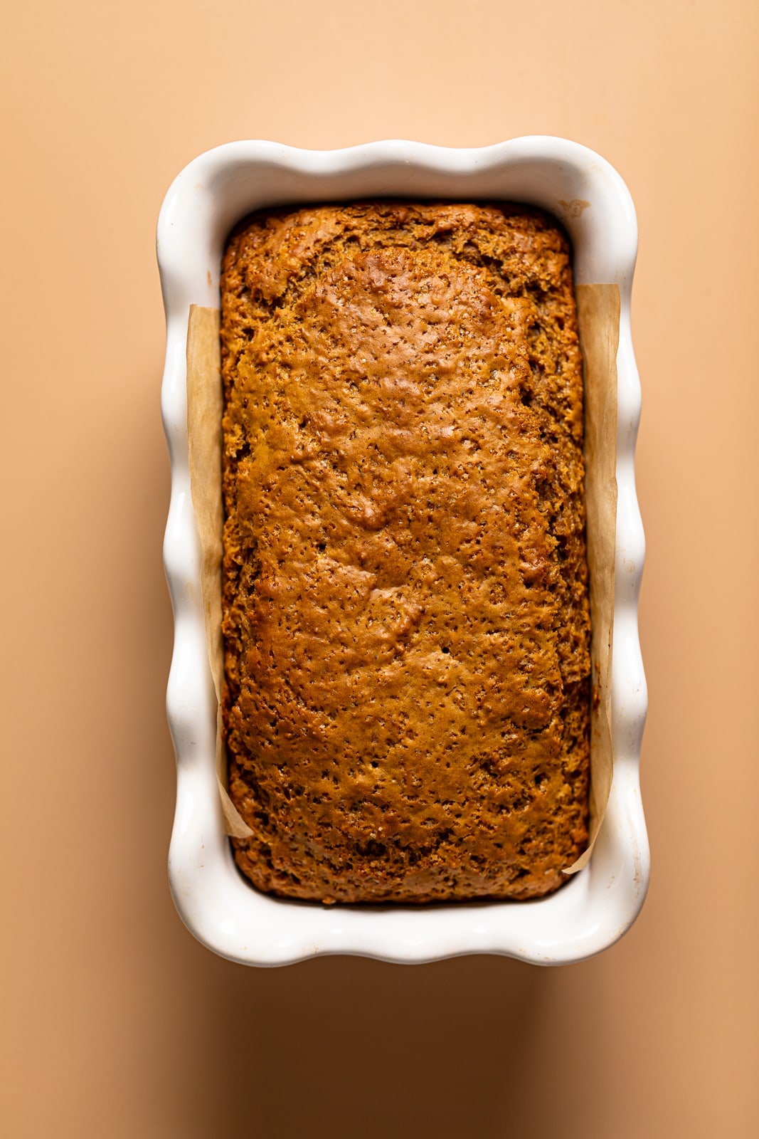 Chai Ginger Bread in a bread pan