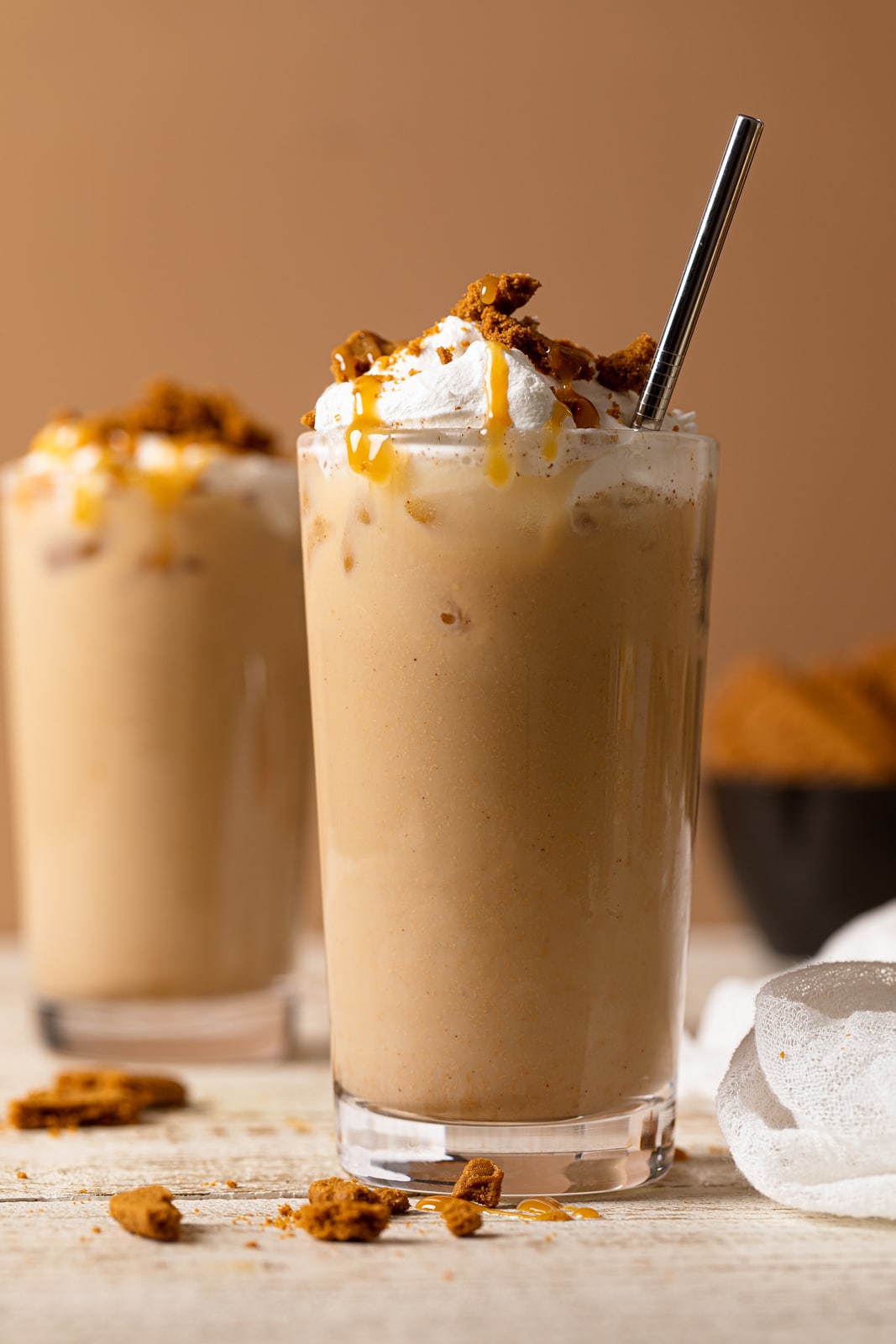 Caramel Biscoff Cookie Butter Iced Latte