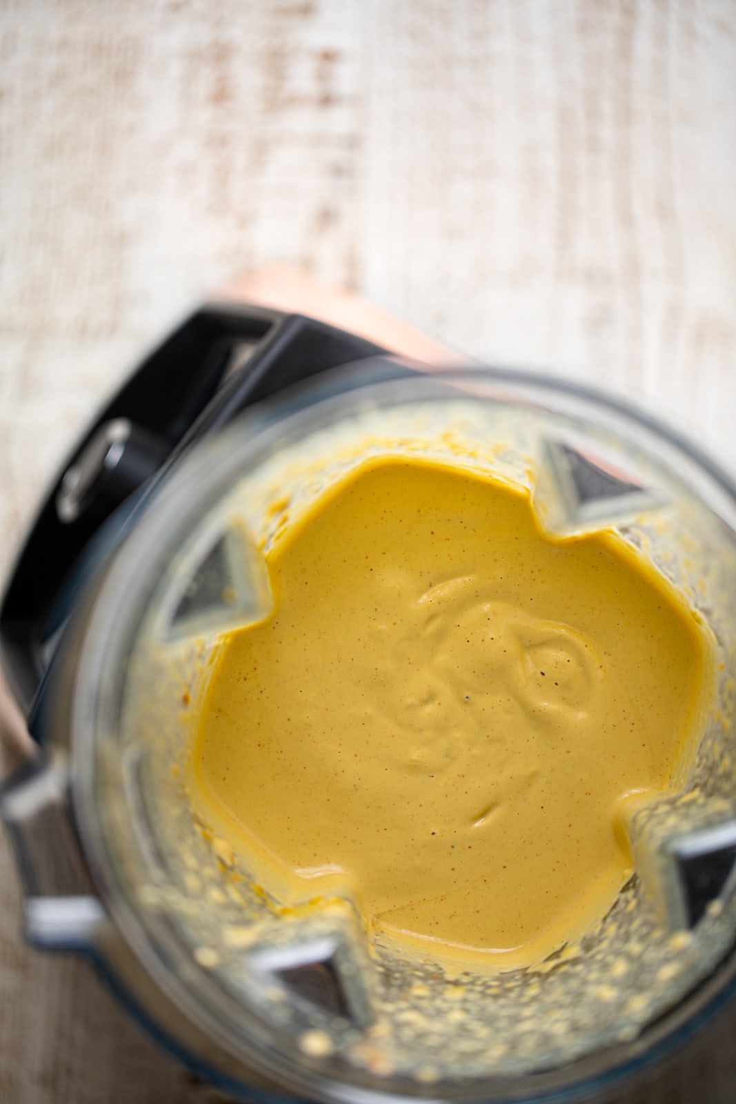 Blender full of Vegan Jalapeno Queso Dip