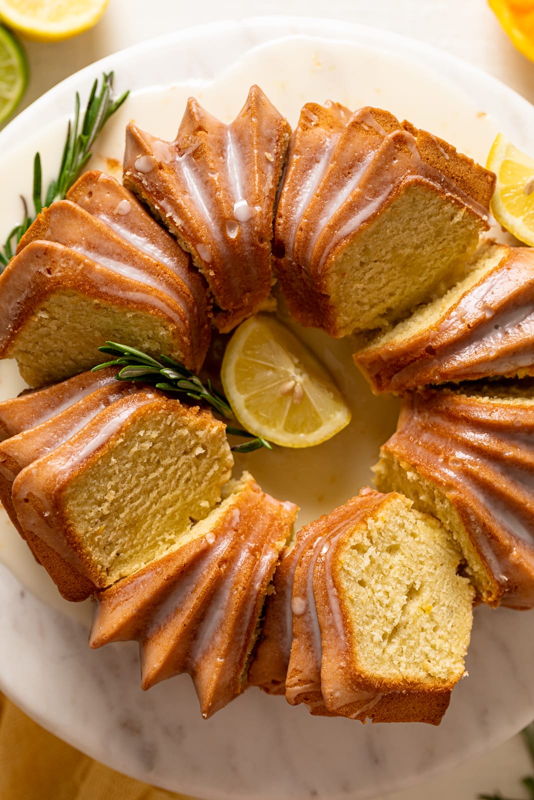 Orange Cardamom Olive Oil Cake (Mini Bundt Cakes) - Wheel of Baking