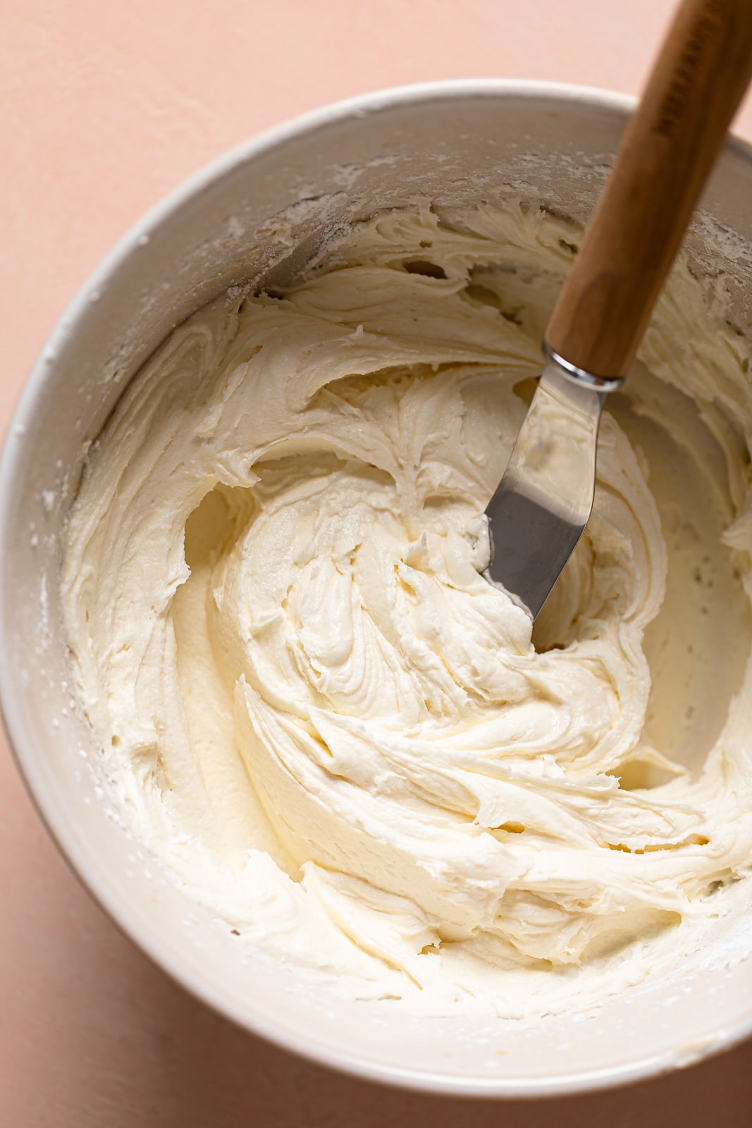 Bowl of vanilla buttercream