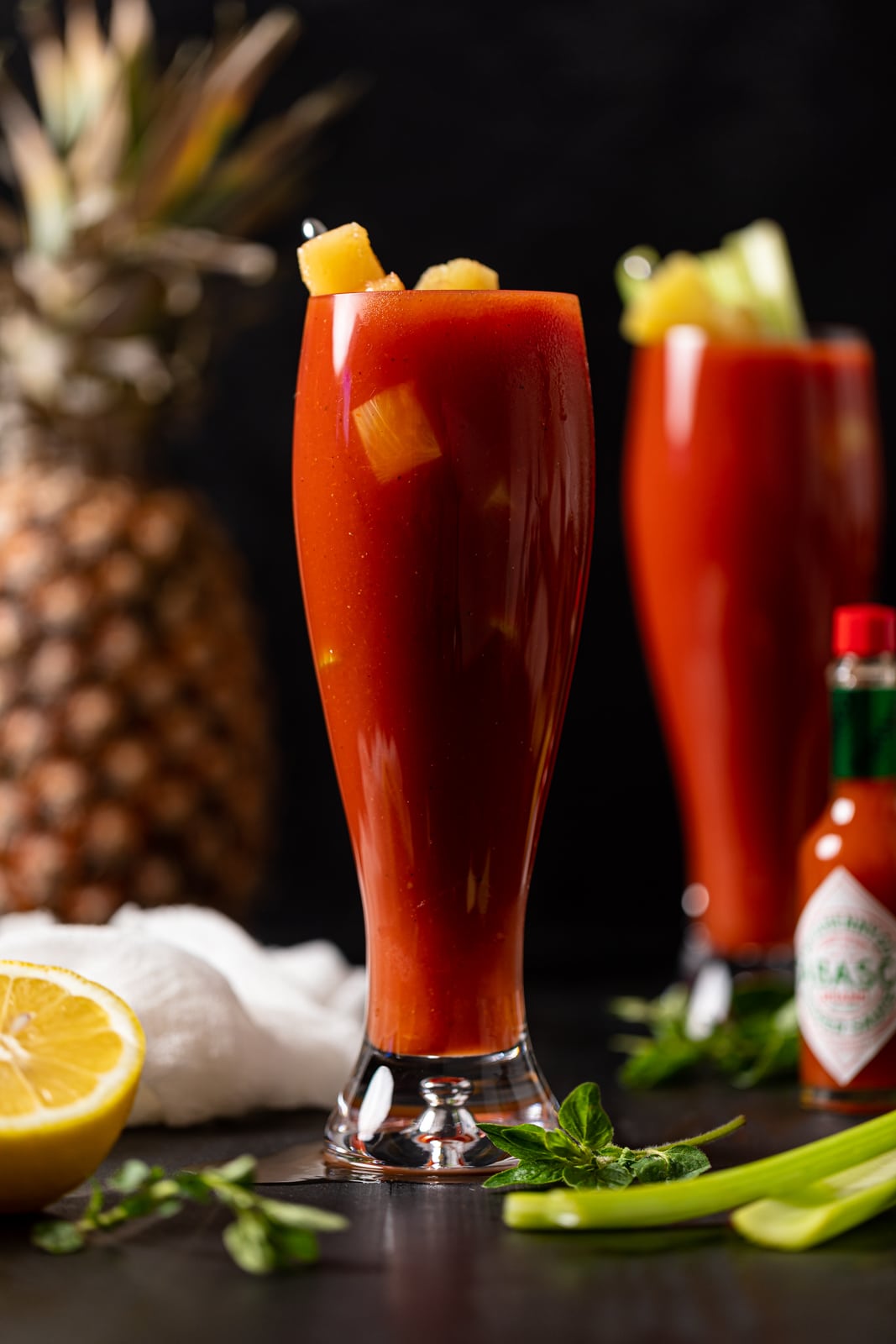 Traditional Bloody Mary Mocktails