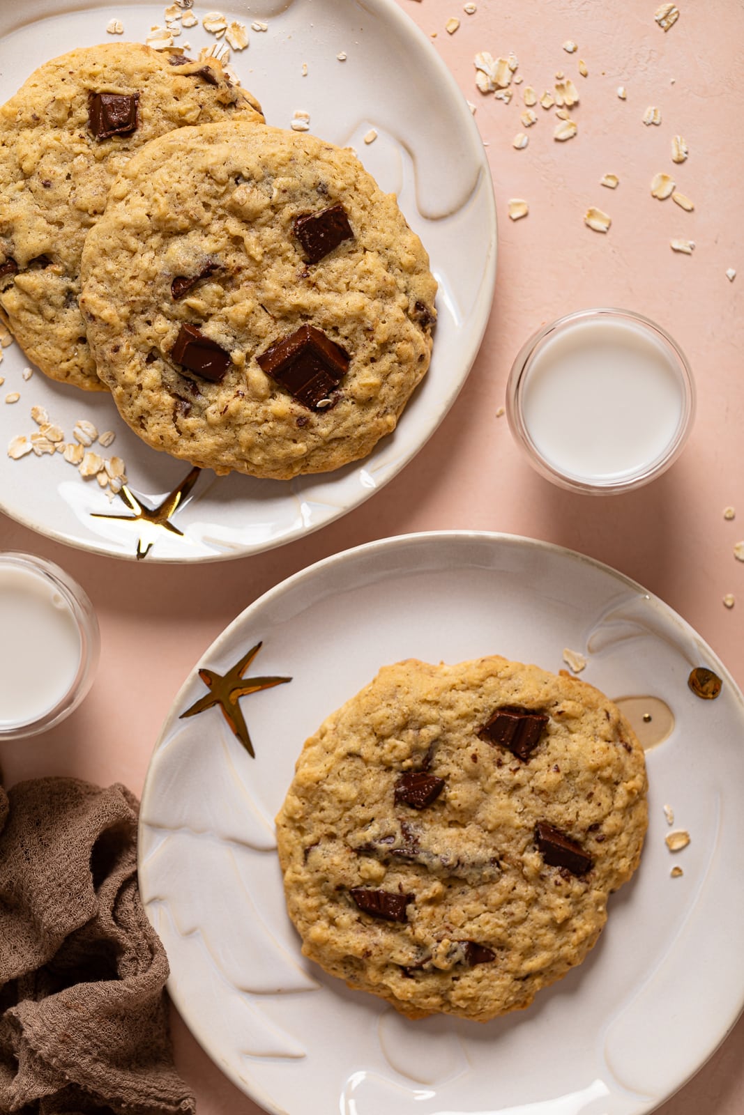 Plates of Bakery-Style Cookies