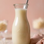 Glass jar of Homemade Coconut Milk