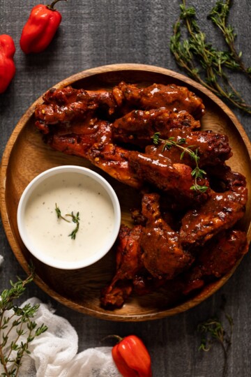 Classic Oven Baked Buffalo Wings | Orchids + Sweet Tea