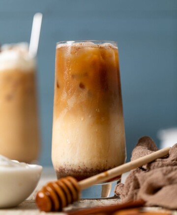 Dirty Chai Maple Iced Latte