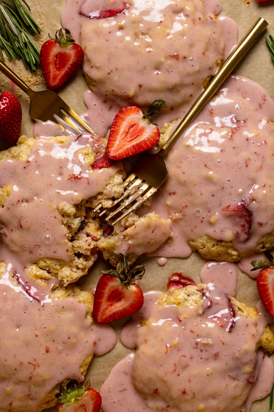 Perfect Strawberry Oatmeal Scones