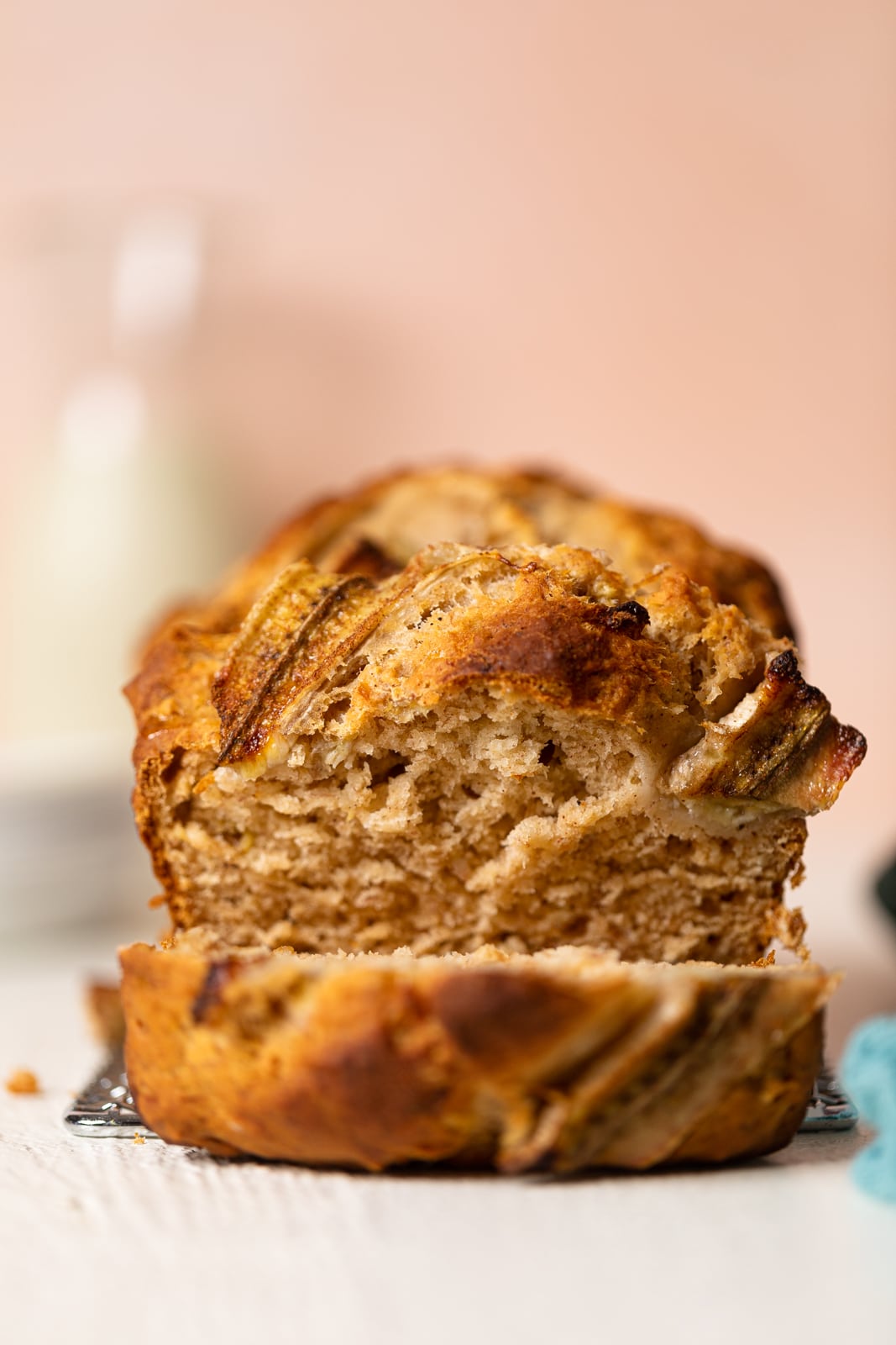 Sliced loaf of Banana Bread