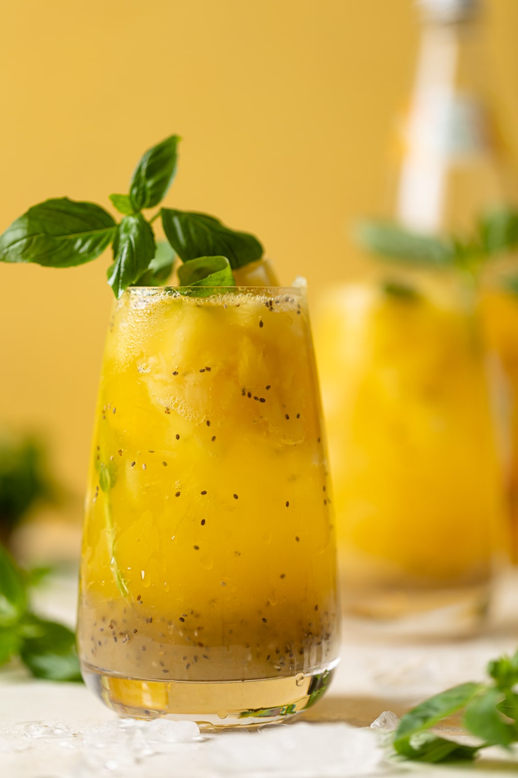 Pineapple Chia Seed Tropical Mocktail 