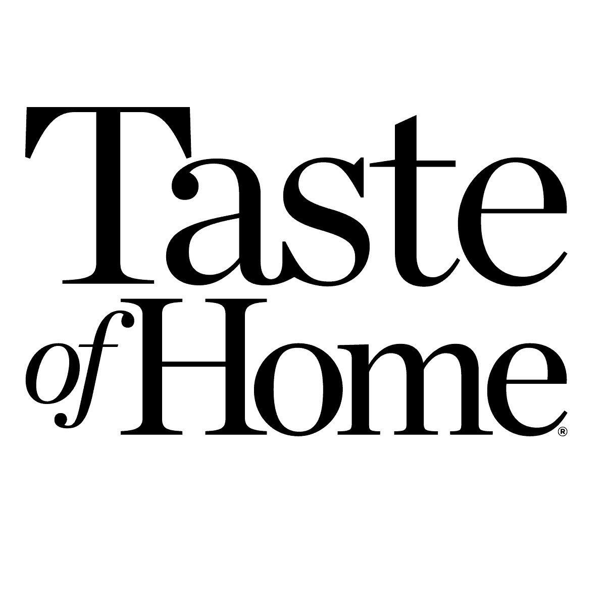 Black text "Taste of Home."