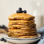 Stack of Fluffy Protein Pancakes