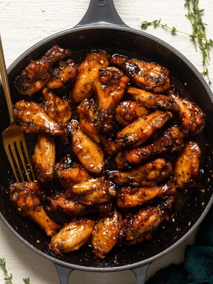 Spicy Peach Chicken Wings