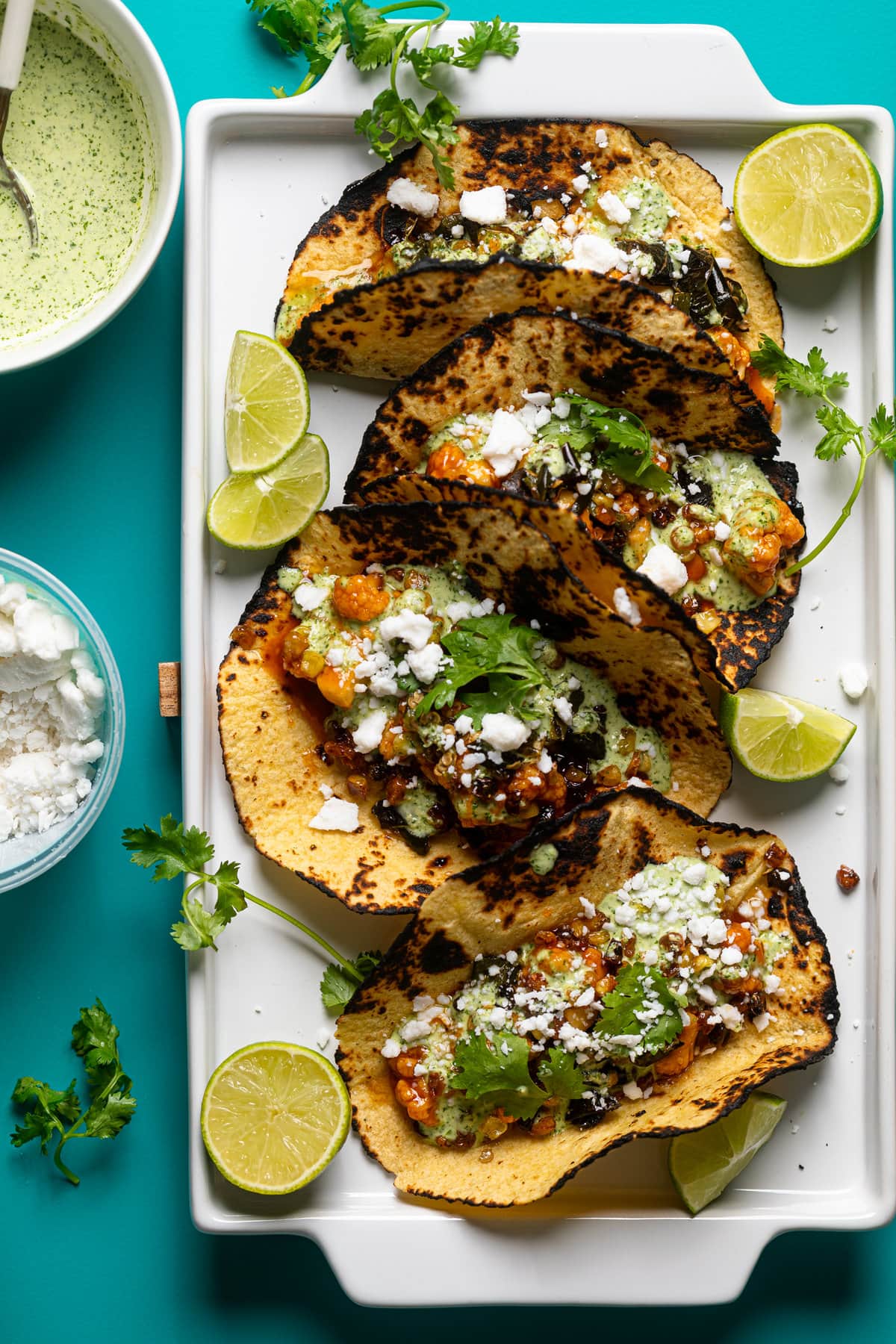 Vegan Gochujang Cauliflower Tacos