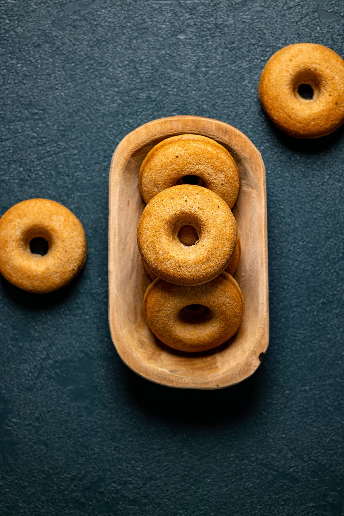 Un-coated Baked Vegan Apple Cider Donuts