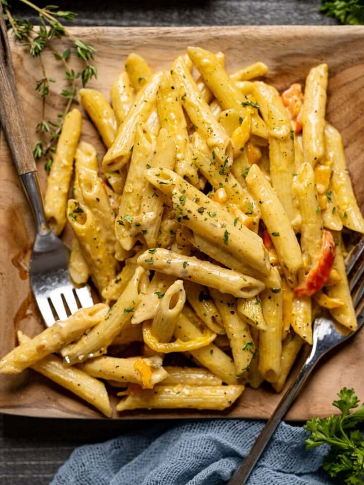 Creamy Jamaican Rasta Pasta