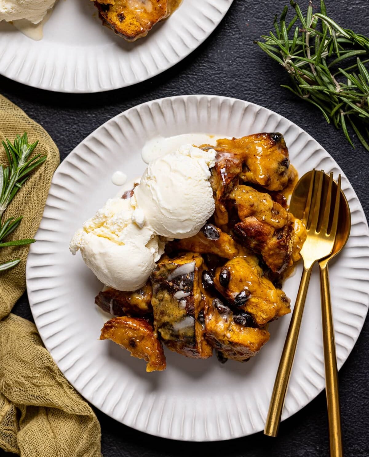 Deconstructed Sweet Potato Bread Pudding