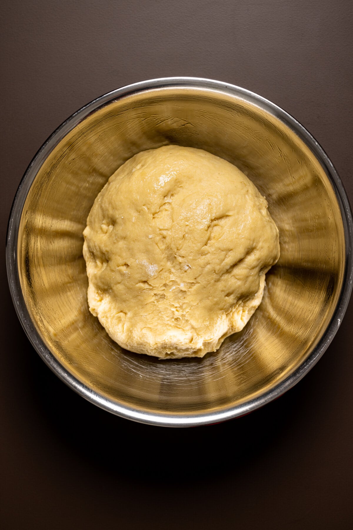 Bowl of dough for homemade Doughnuts