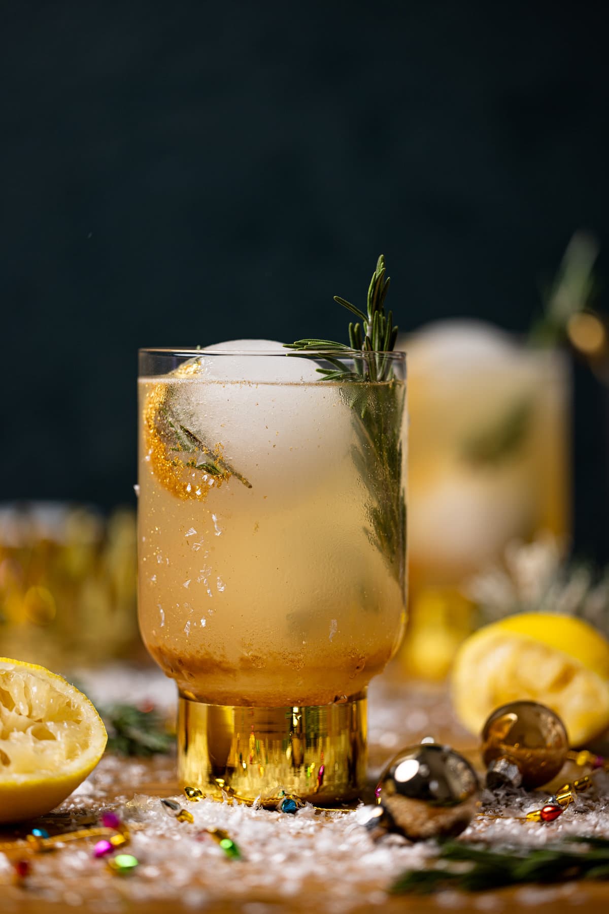 Glass of Hot Honey Lemon Mocktail