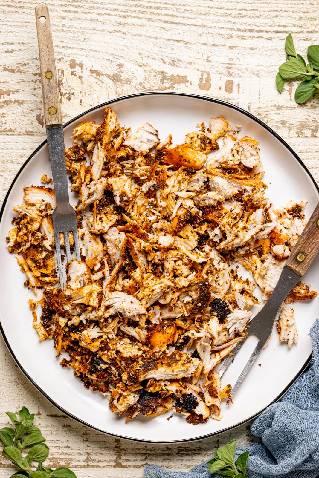 Shredded Chicken Thighs Made Easy (3 Ways)