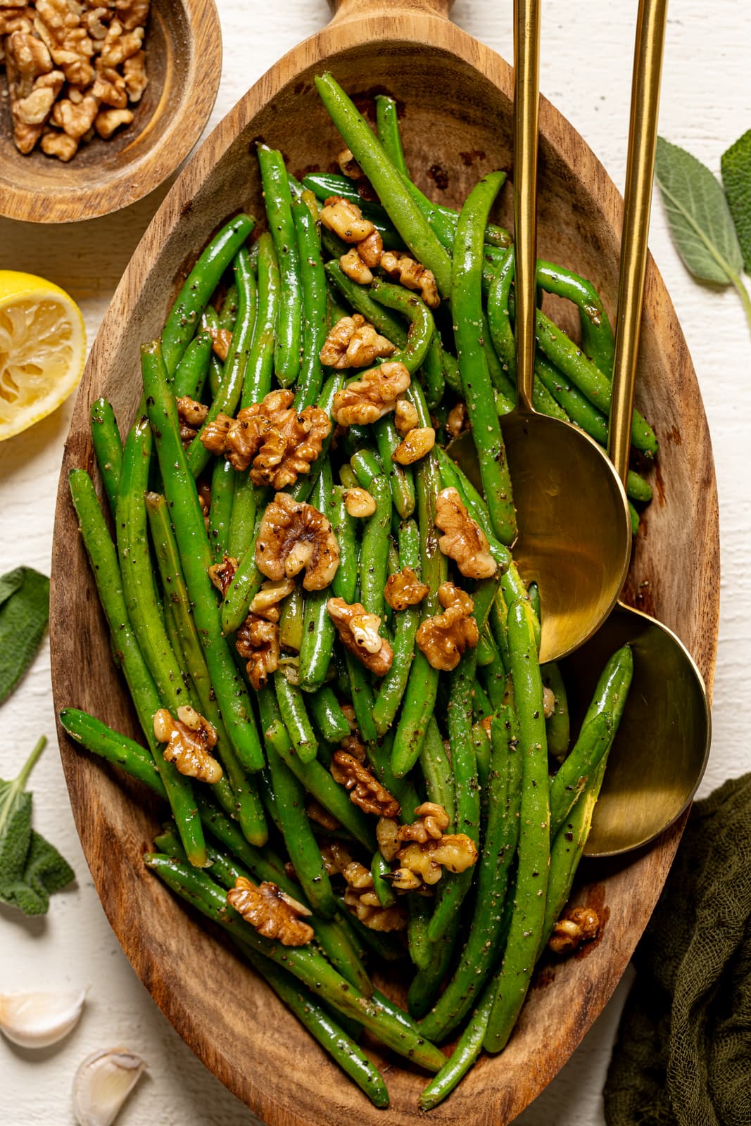 Garlic and Lemon Haricots Verts