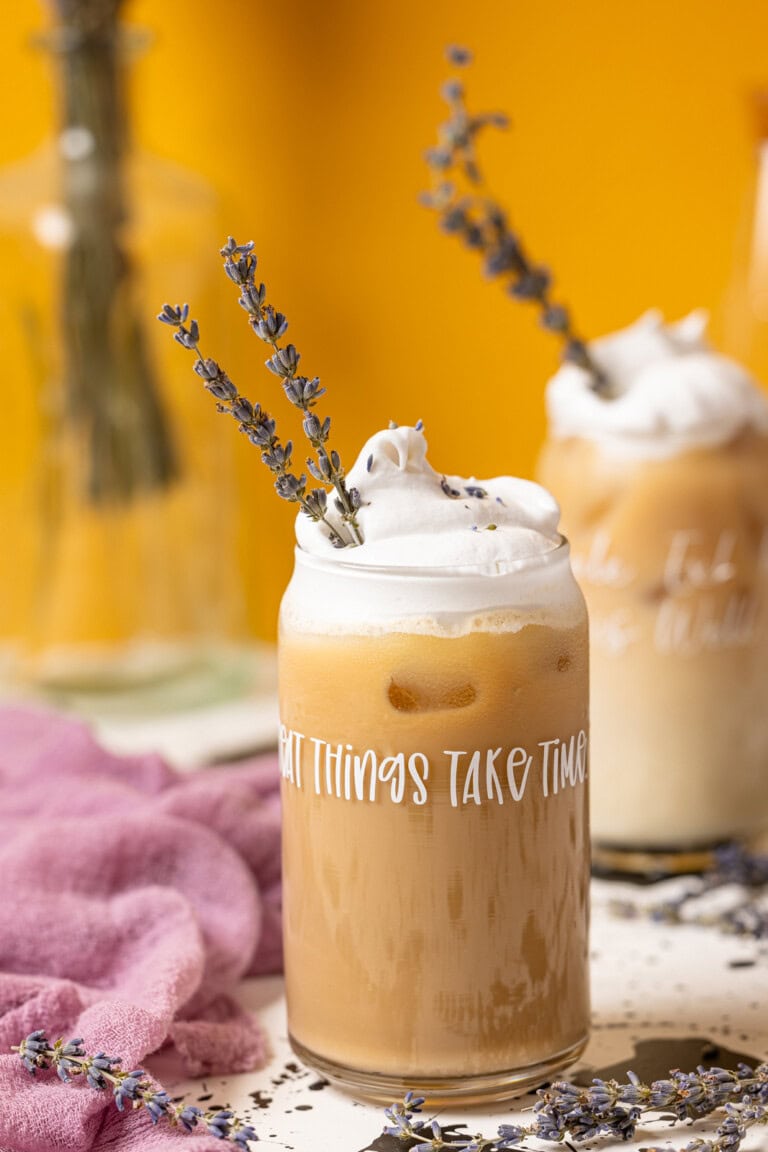 Iced Lavender Oatmilk Latte Orchids Sweet Tea