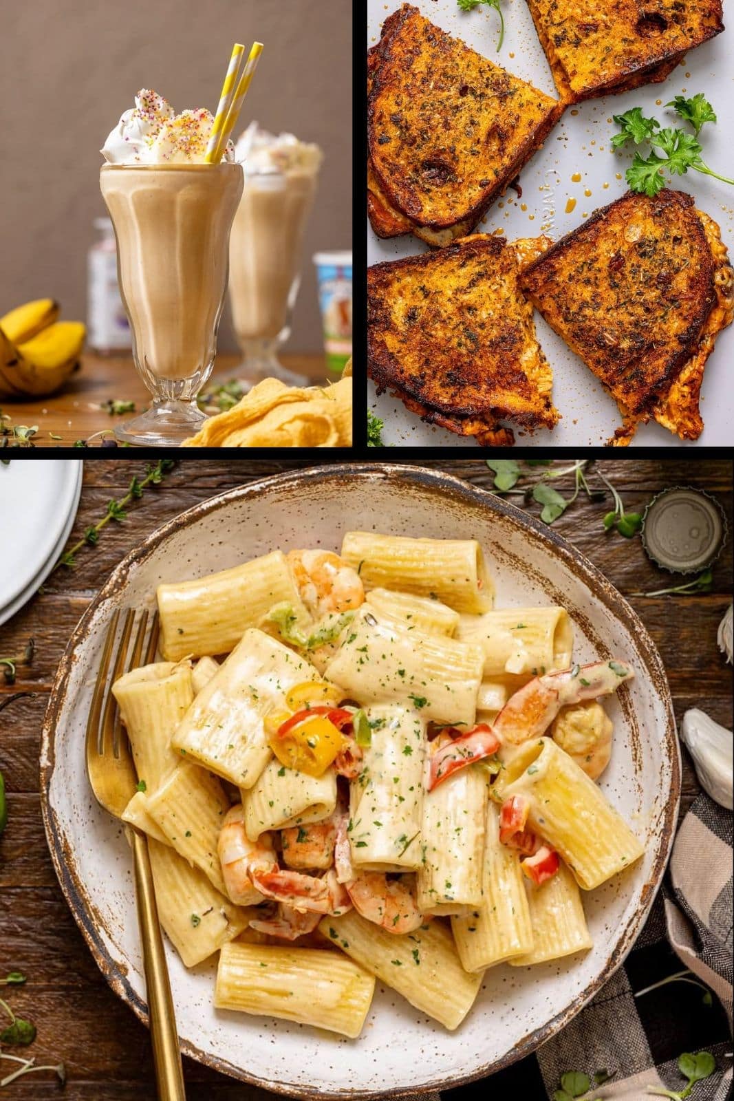 Collage of recipes in What To Eat This Week.
