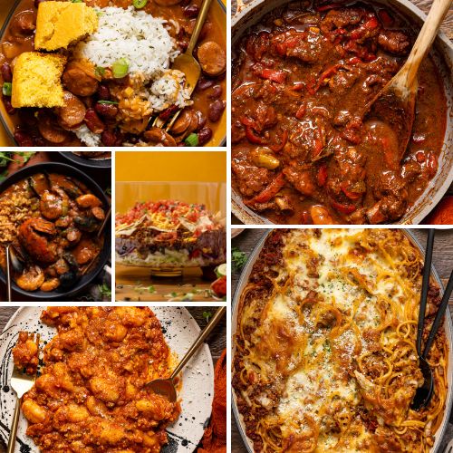 Collage of different Grandma Approved recipes.