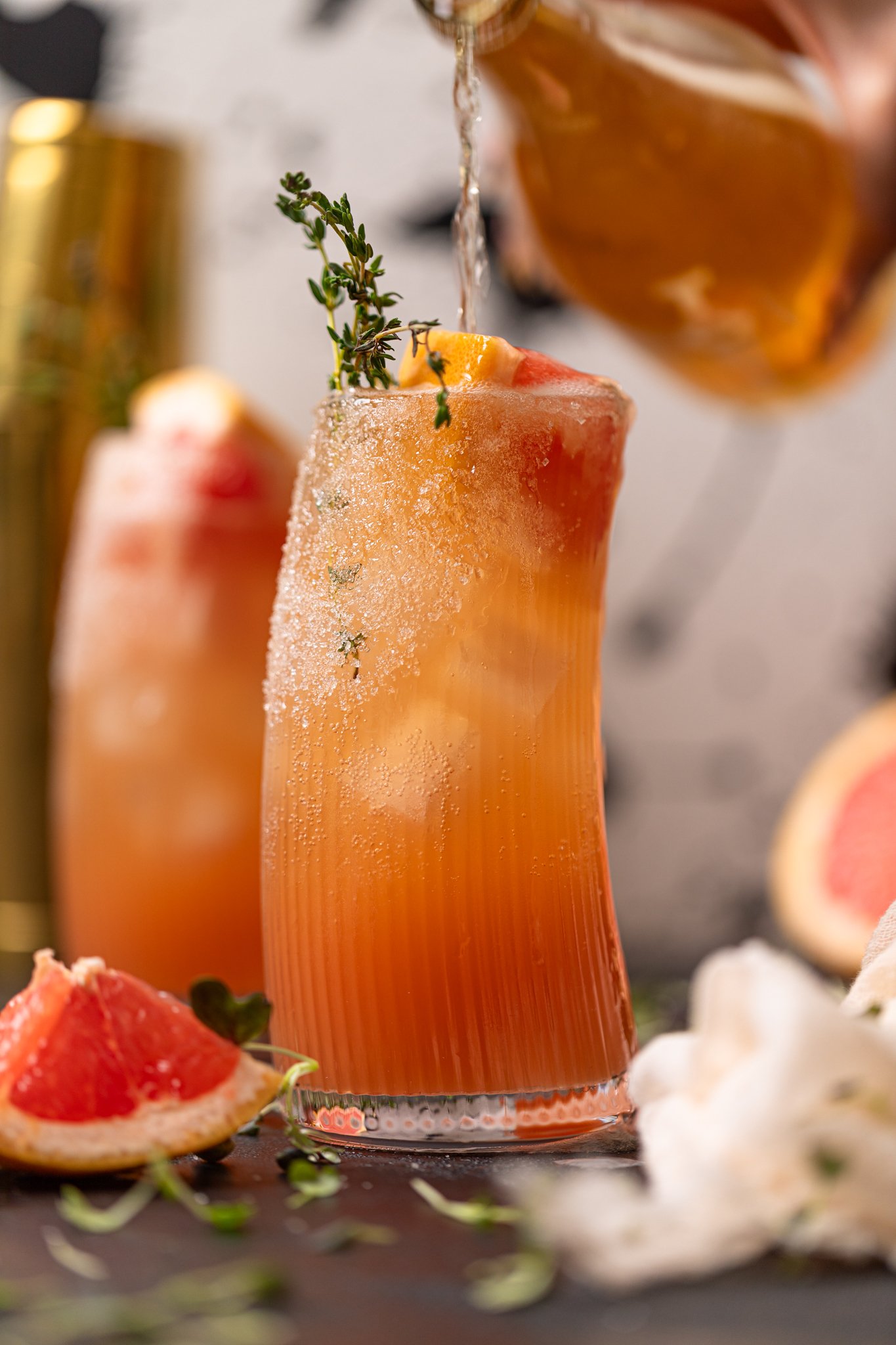Grapefruit Aperol Spritz Mocktail