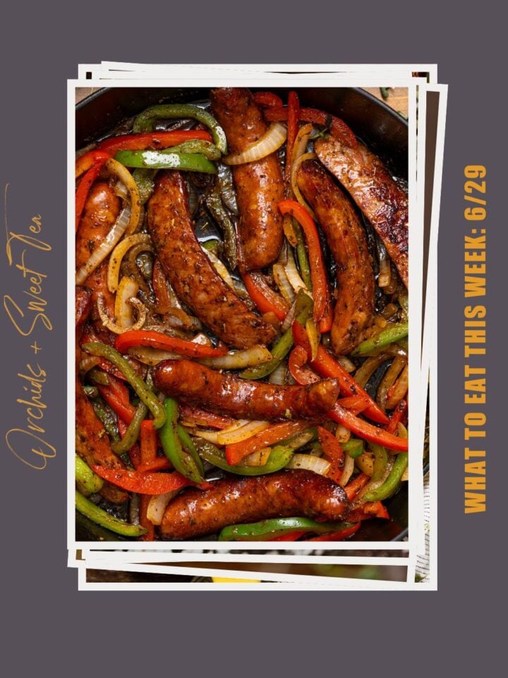Image of Sausage + Peppers for What To Eat This Week: 7/6.